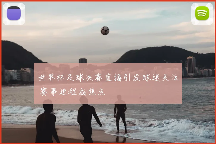 世界杯足球决赛直播引发球迷关注 赛事进程成焦点